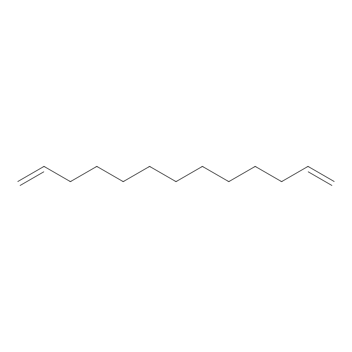 1,12-Tridecadiene molecular structure, CAS 21964-48-7