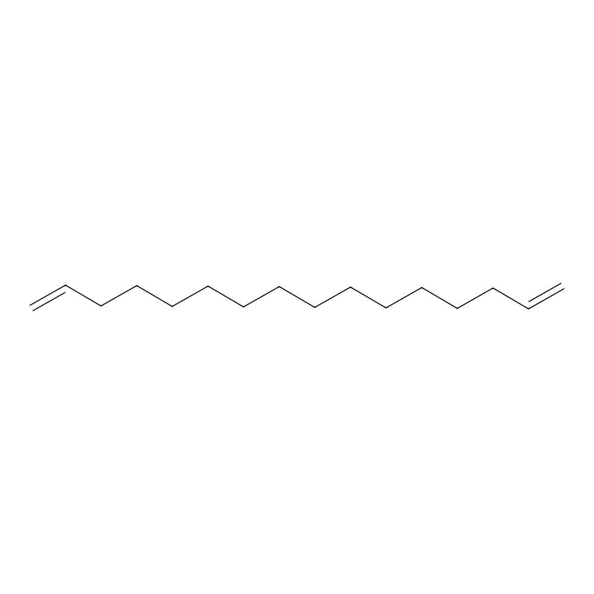 1,15-Hexadecadiene molecular structure, CAS 21964-51-2