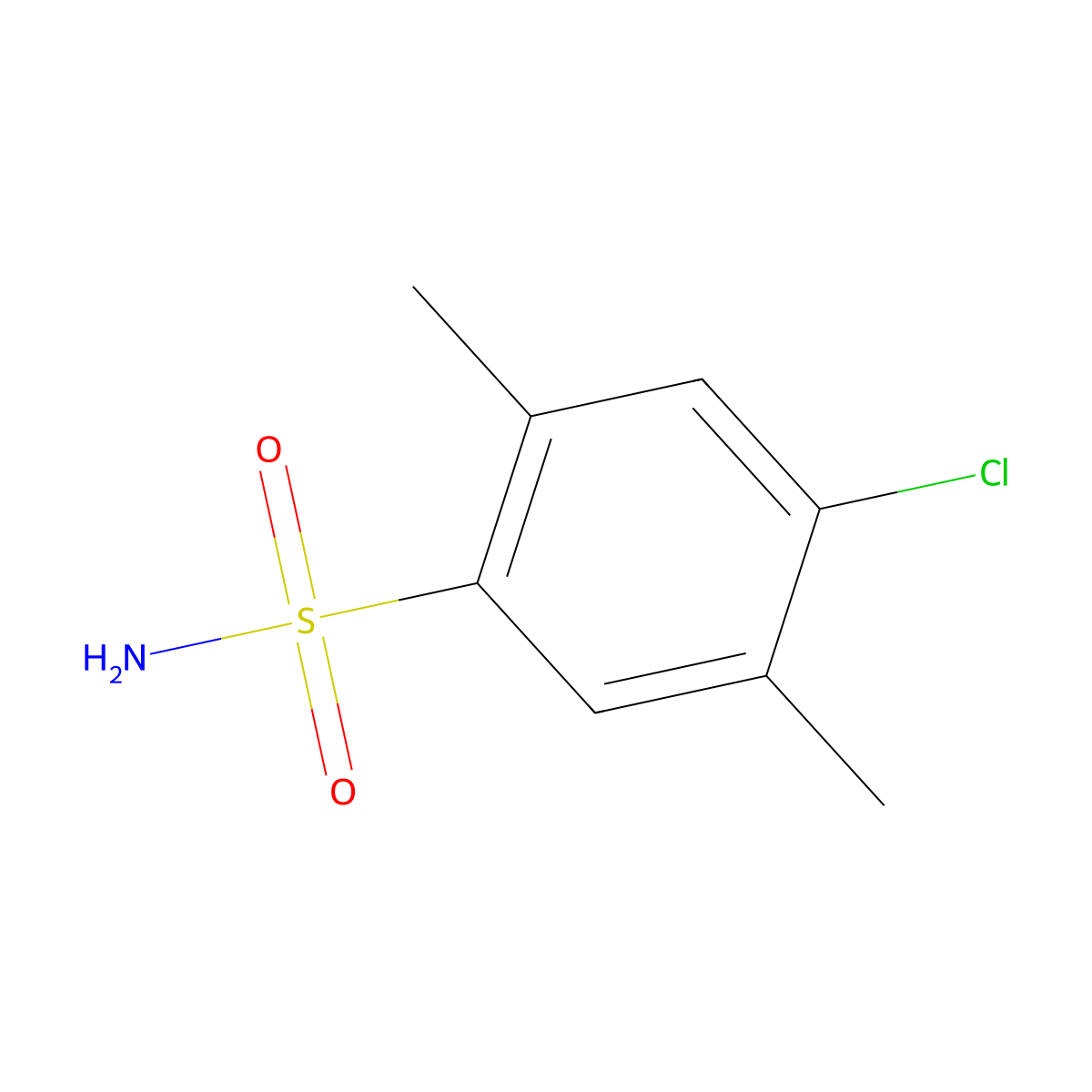 4-Chloro-2,5-dimethylbenzenesulfonamide molecular structure, CAS 219689-73-3