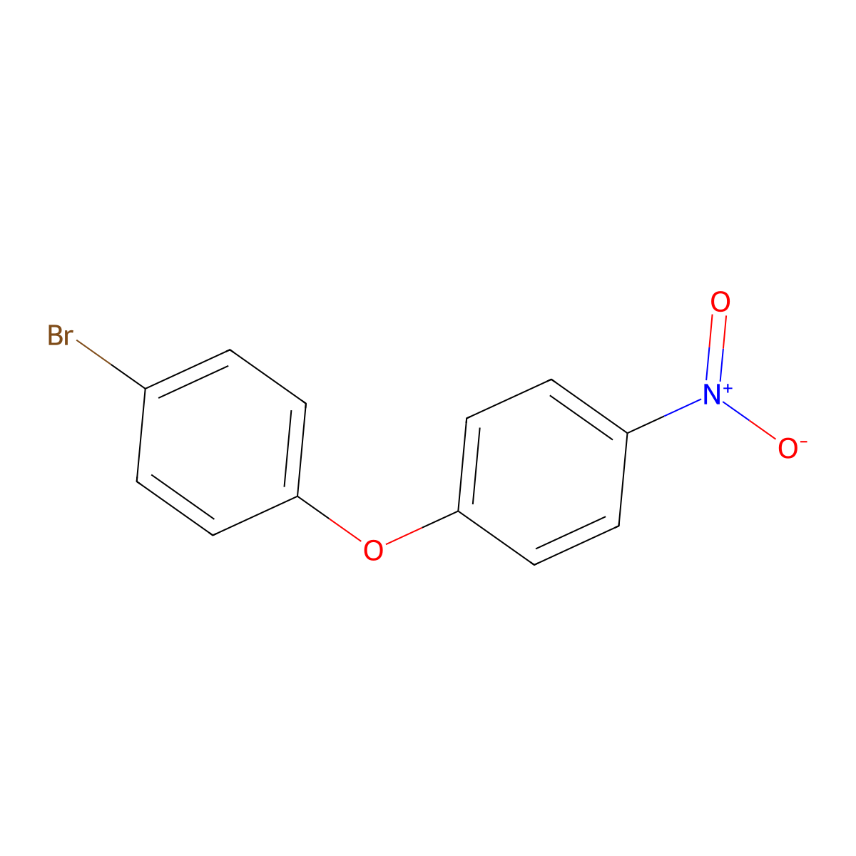 1-Bromo-4-(4-nitrophenoxy)benzene molecular structure, CAS 21969-04-0