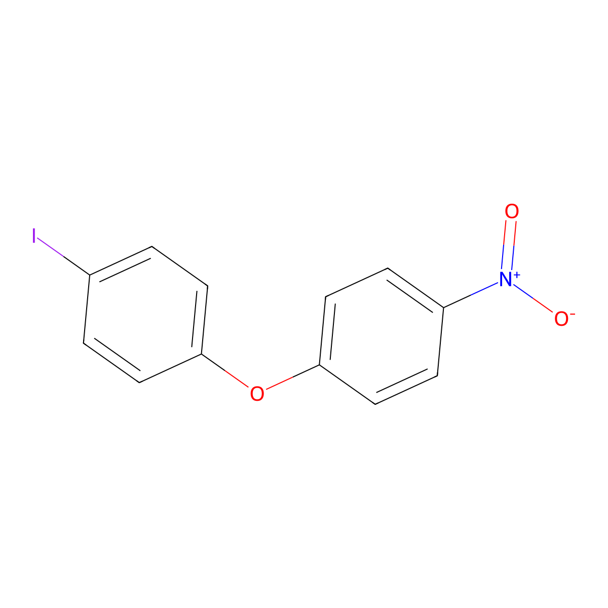 1-Iodo-4-(4-nitrophenoxy)benzene molecular structure, CAS 21969-05-1