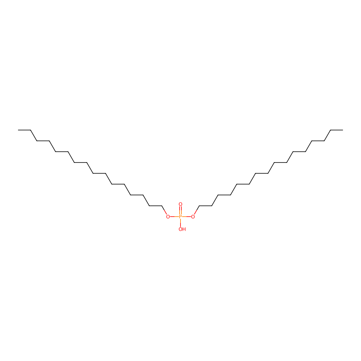 Dicetyl Phosphate molecular structure, CAS 2197-63-9