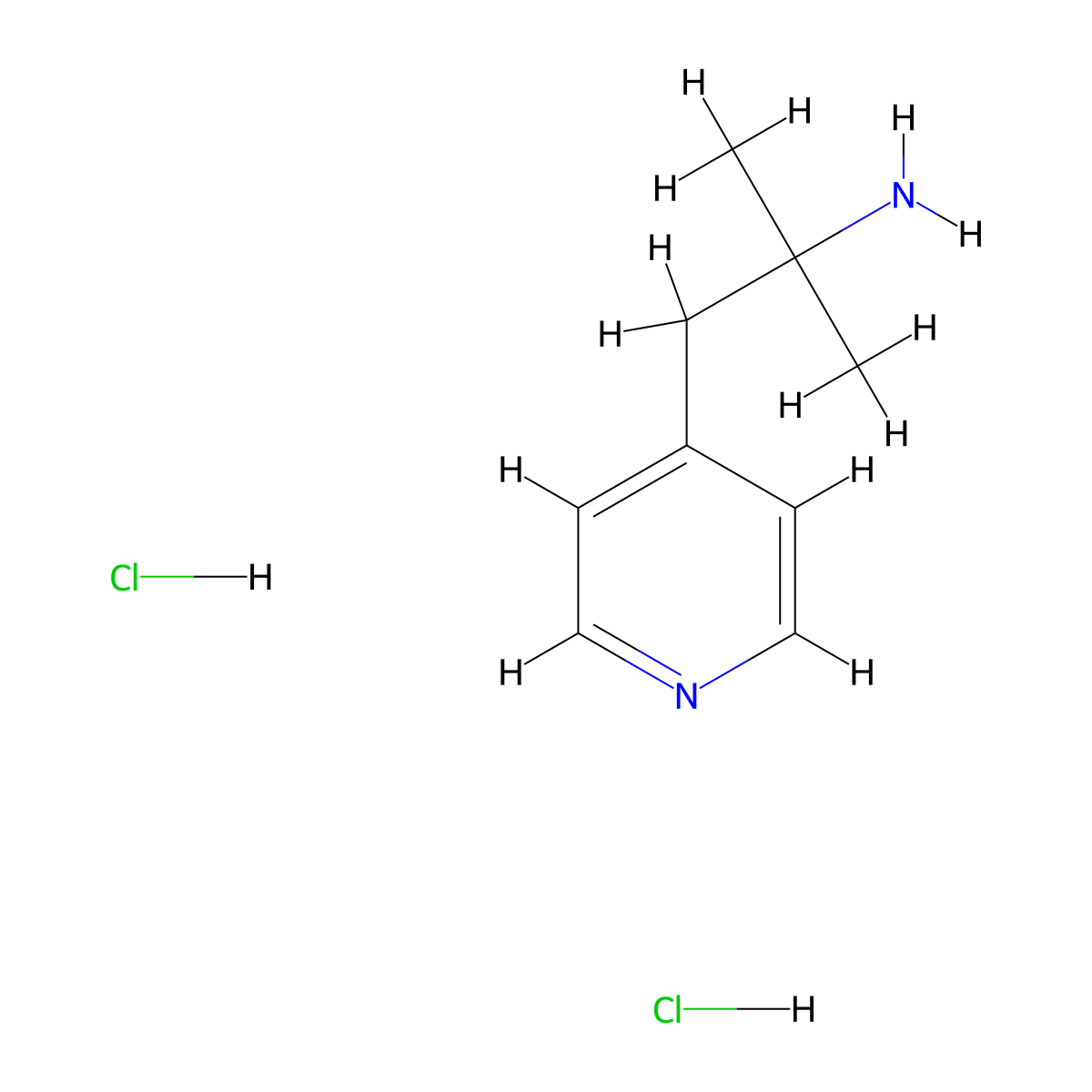 2-Methyl-1-(pyridin-4-YL)propan-2-amine dihydrochloride molecular structure, CAS 2197055-08-4