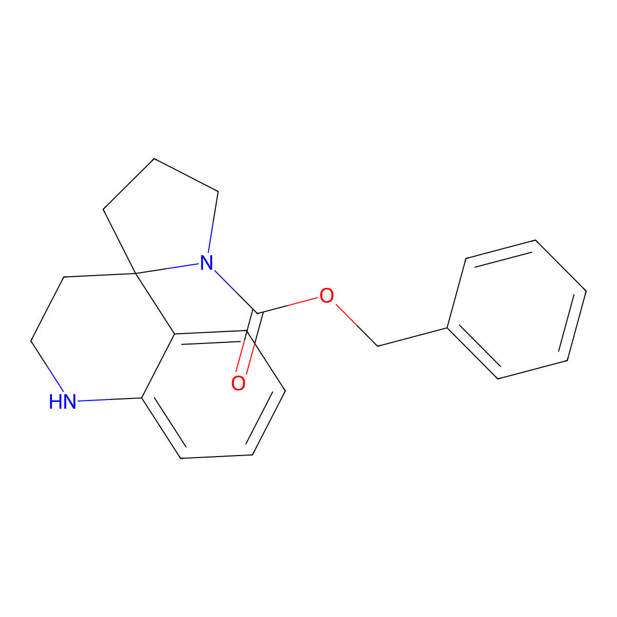 Benzyl 2',3'-dihydro-1'H-spiro[pyrrolidine-2,4'-quinoline]-1-carboxylate molecular structure, CAS 2197056-82-7