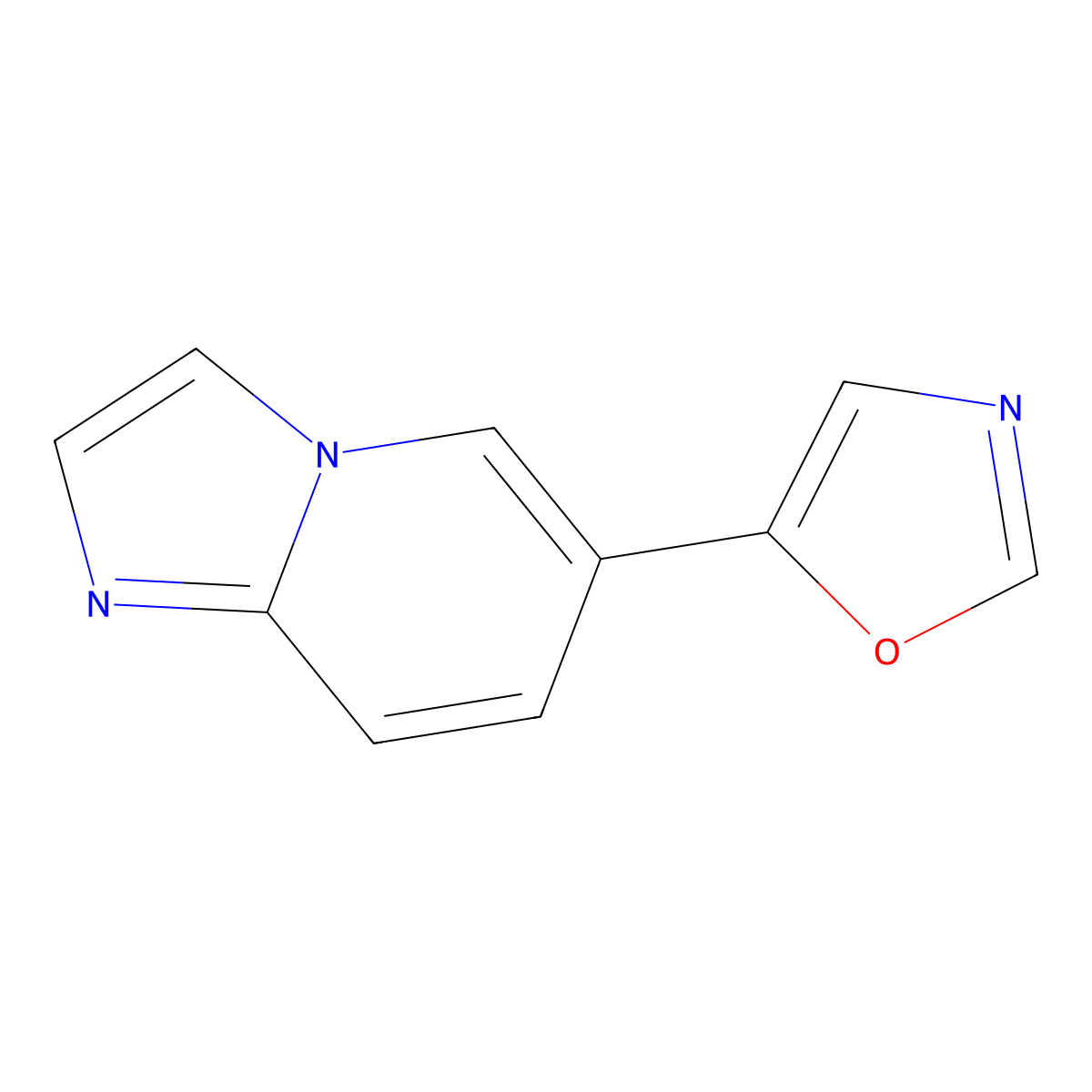 6-(1,3-Oxazol-5-yl)imidazo[1,2-a]pyridine molecular structure, CAS 2197063-22-0