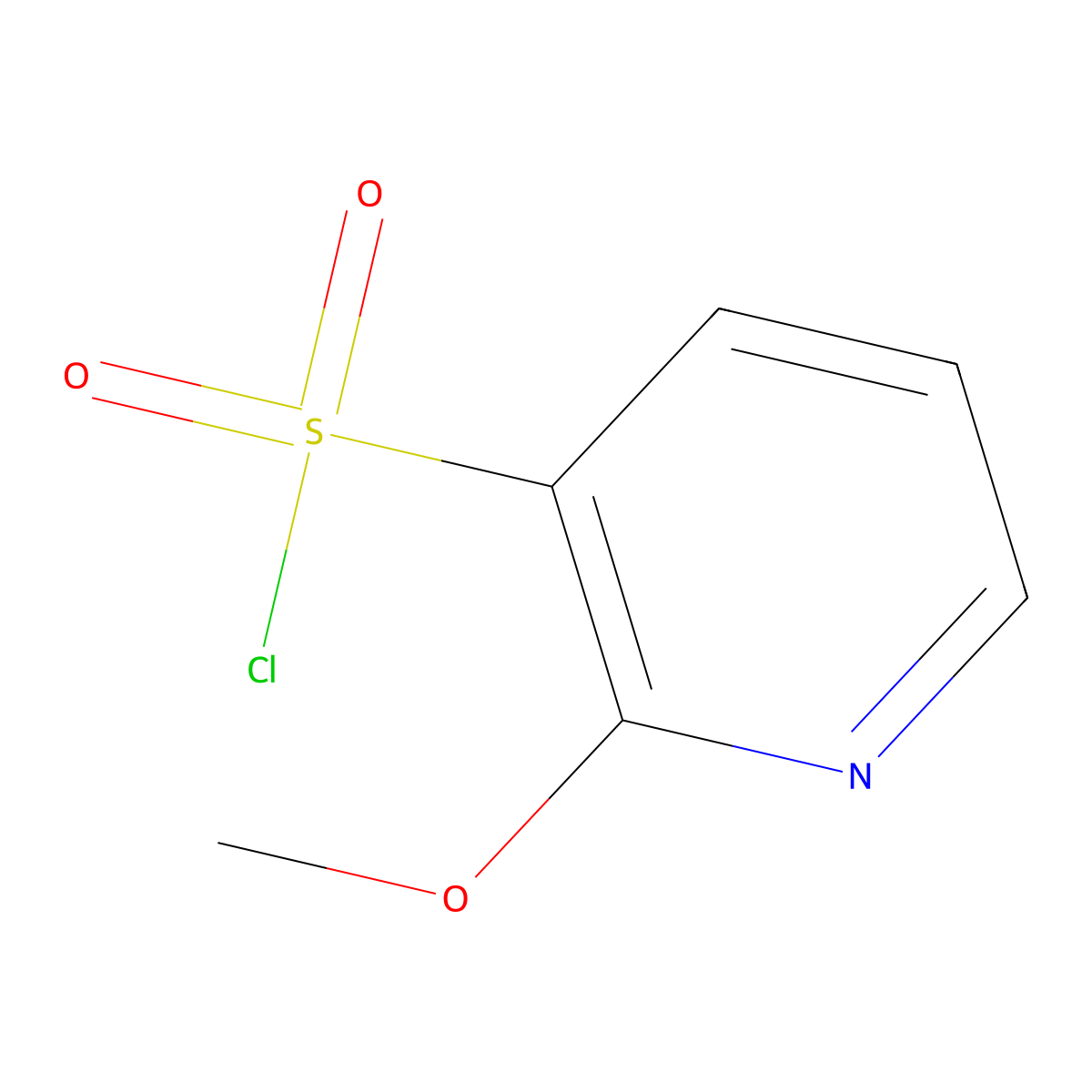 2-Methoxypyridine-3-sulfonyl chloride molecular structure, CAS 219715-44-3