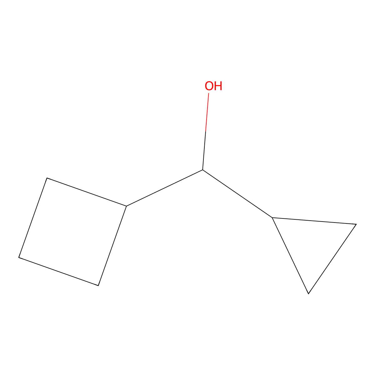 Cyclobutyl(cyclopropyl)methanol molecular structure, CAS 219717-34-7