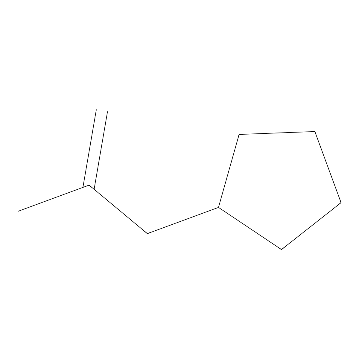 Methallylcyclopentane molecular structure, CAS 219726-61-1