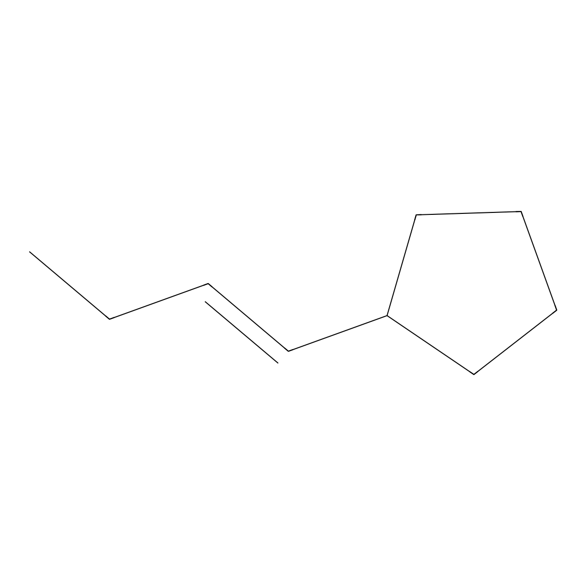 (But-1-en-1-yl)cyclopentane molecular structure, CAS 219726-62-2