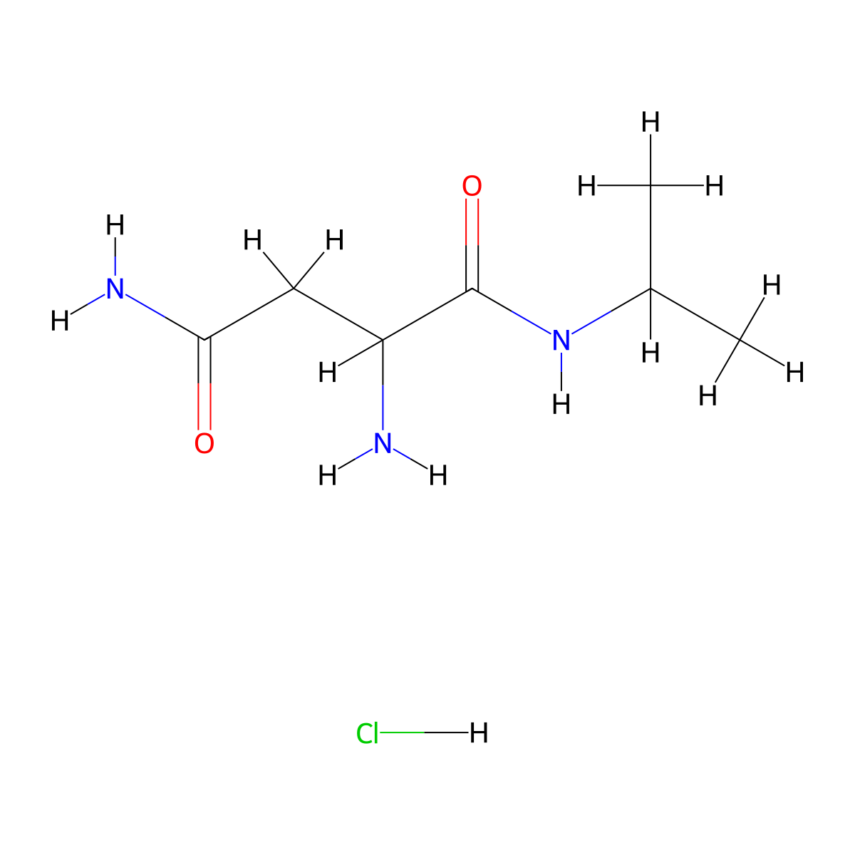 N1-Isopropylaspartamide hydrochloride molecular structure, CAS 2197415-57-7