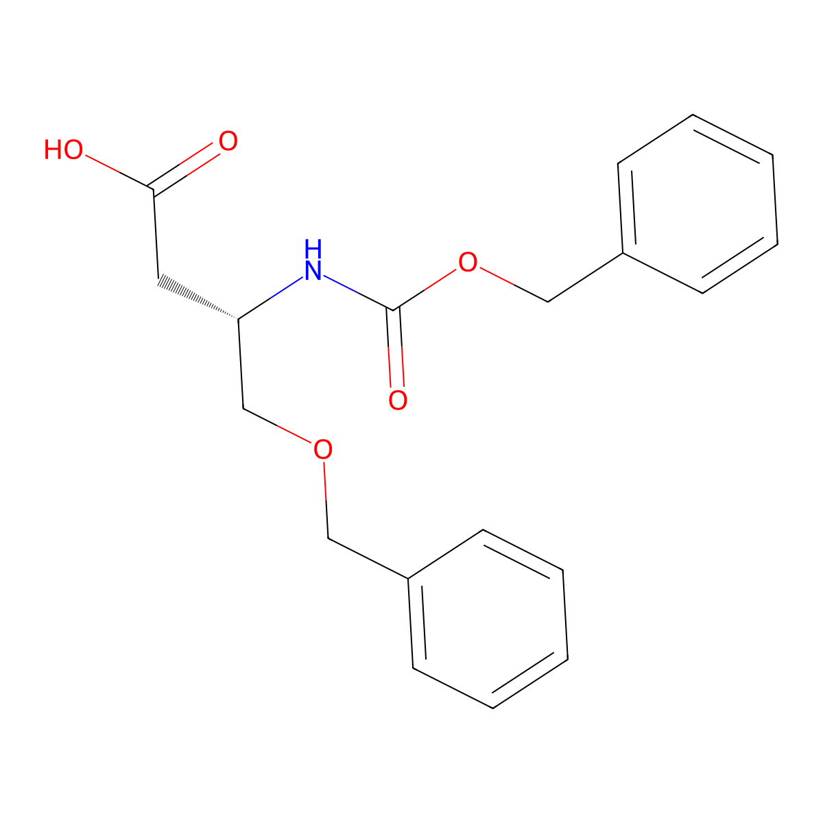 (3S)-4-(Benzyloxy)-3-{[(benzyloxy)carbonyl]amino}butanoic acid molecular structure, CAS 2197502-13-7