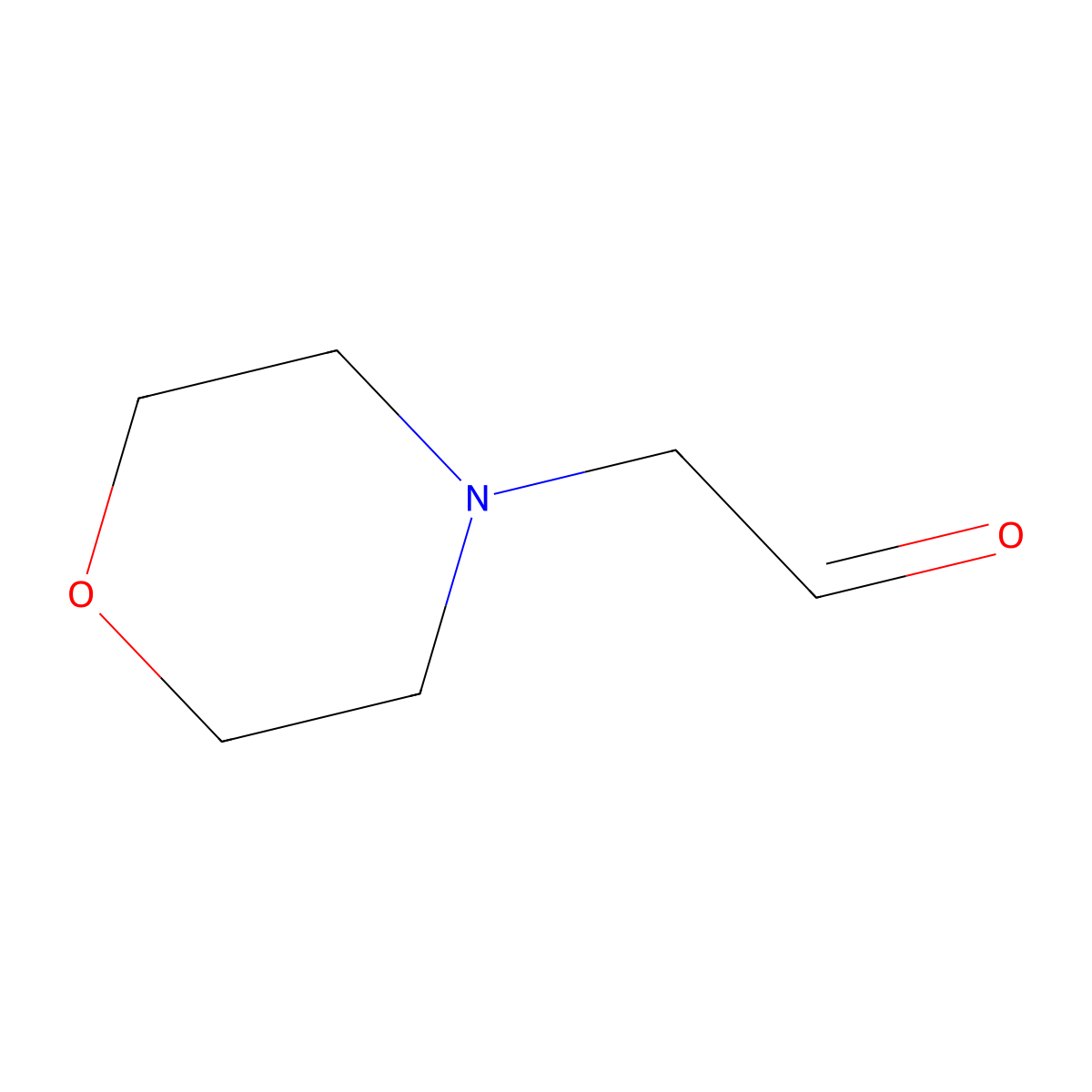 2-Morpholinoacetaldehyde molecular structure, CAS 21977-09-3