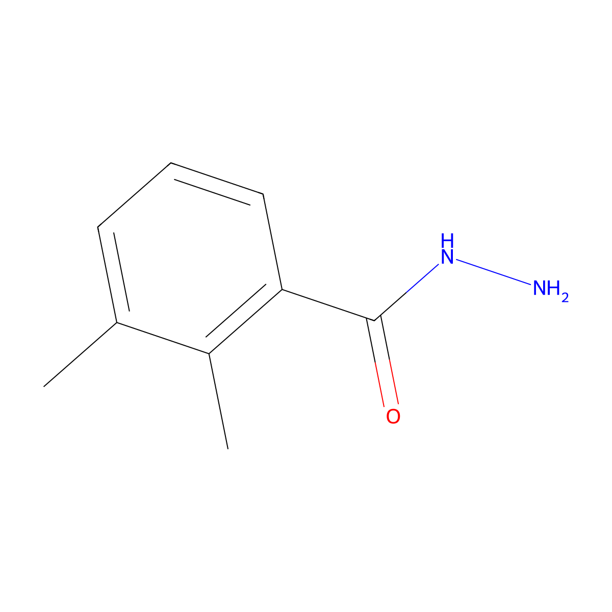 2,3-Dimethylbenzohydrazide molecular structure, CAS 219783-74-1