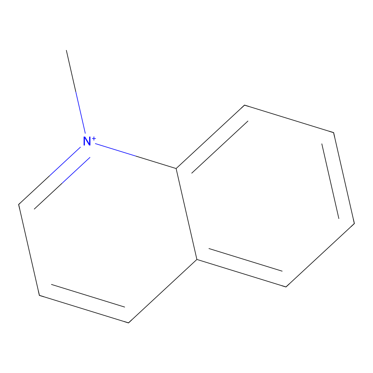 1-Methylquinolinium molecular structure, CAS 21979-19-1