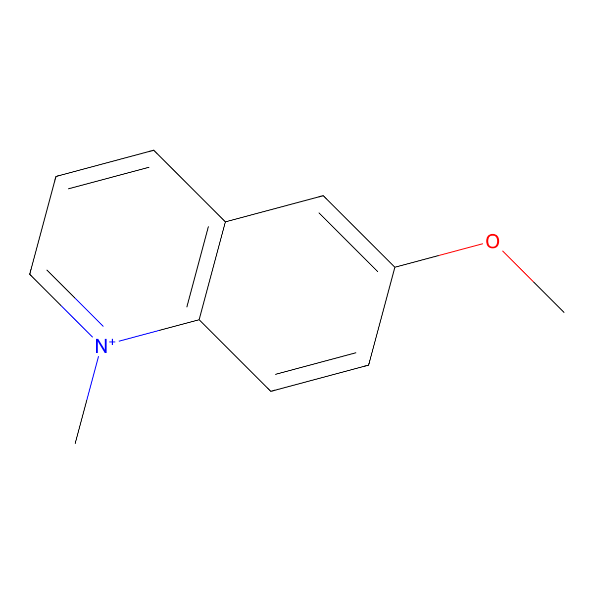 6-Methoxy-1-methylquinolinium molecular structure, CAS 21979-20-4