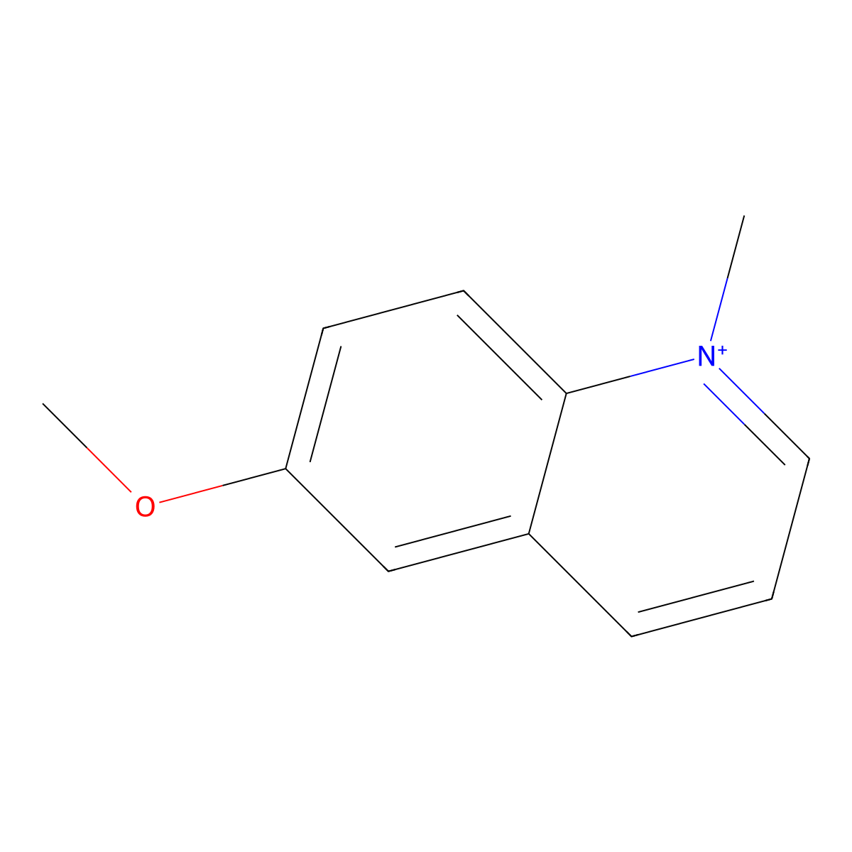 6-Methoxy-1-methylquinolinium molecular structure, CAS 21979-20-4