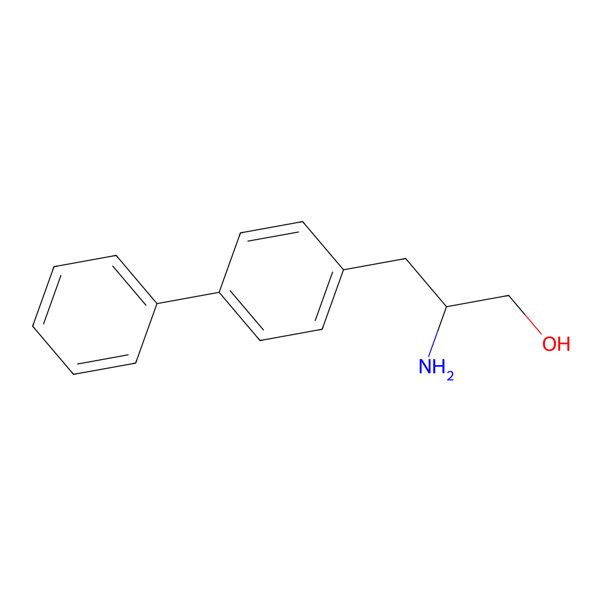 (S)-3-([1,1'-Biphenyl]-4-yl)-2-aminopropan-1-ol molecular structure, CAS 219799-66-3