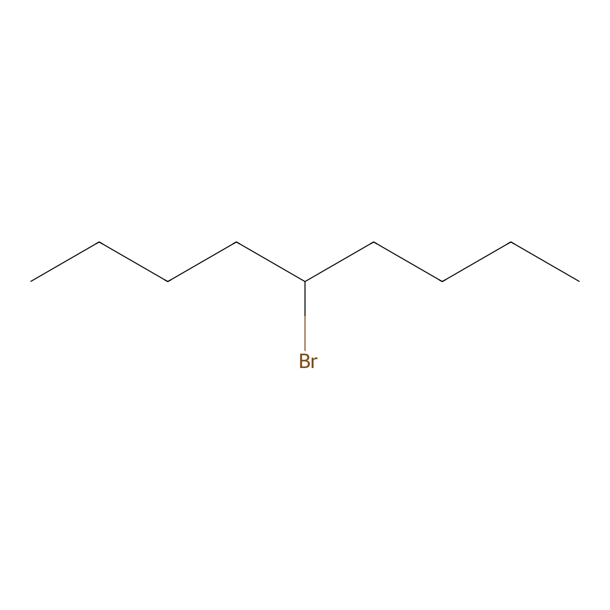 5-Bromononane molecular structure, CAS 2198-44-9