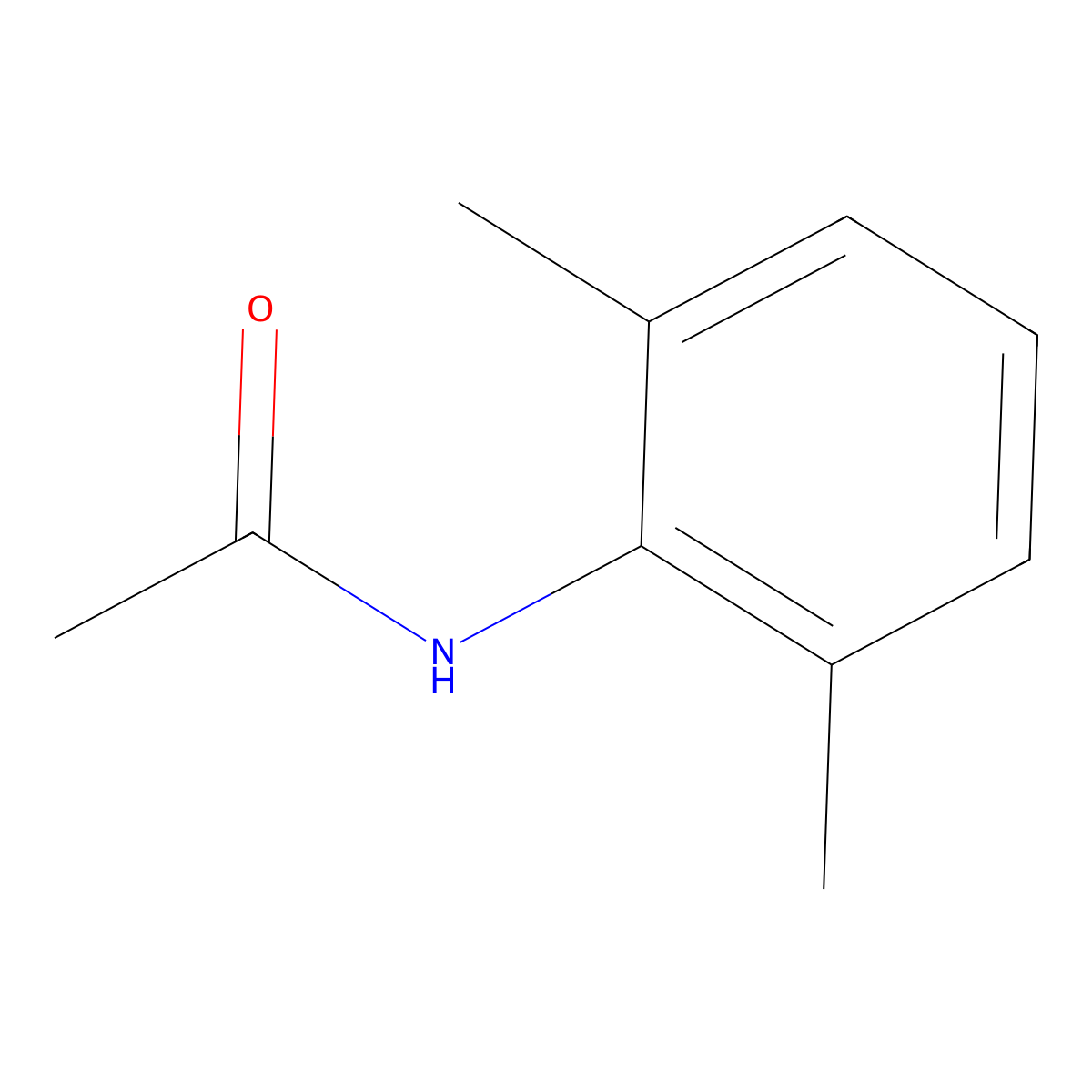 N-Acetyl-2,6-xylidine molecular structure, CAS 2198-53-0