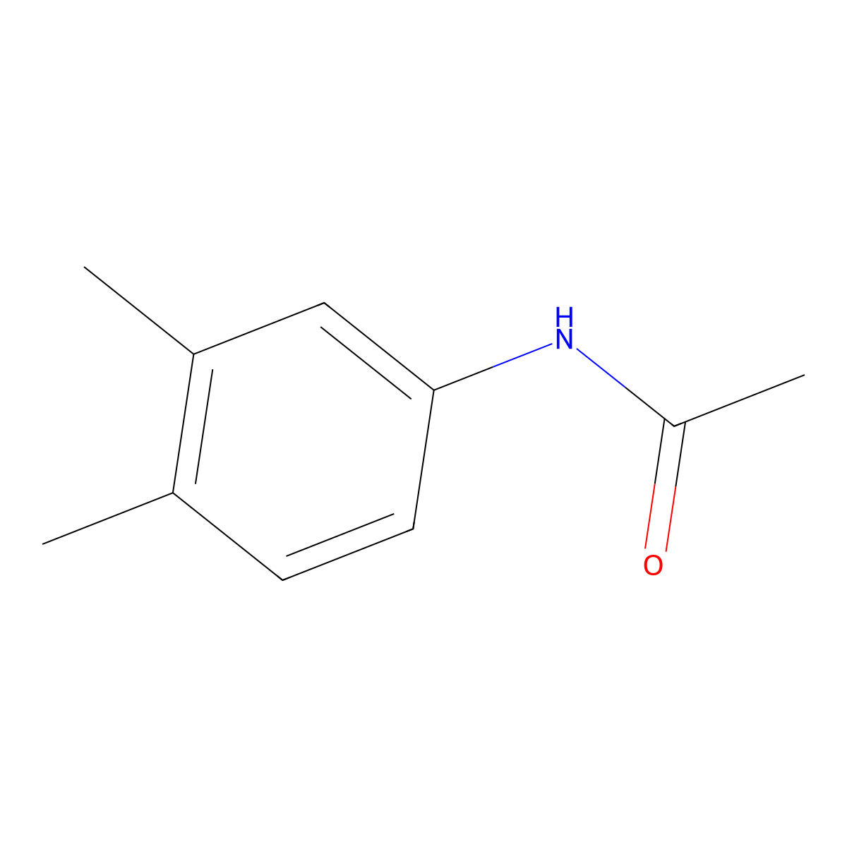 3',4'-Dimethylacetanilide molecular structure, CAS 2198-54-1