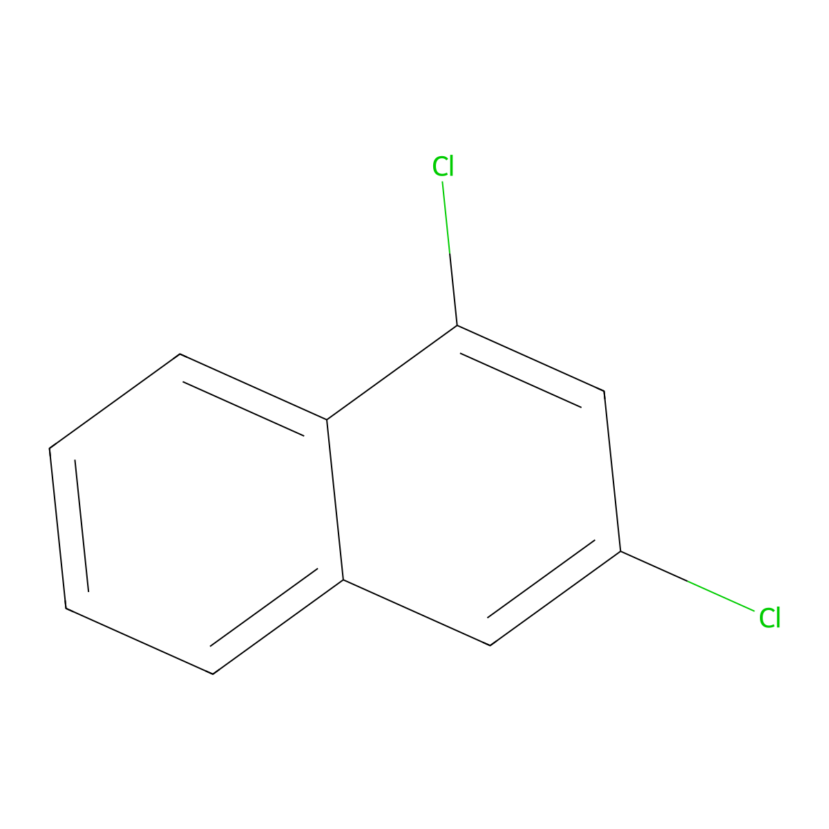 1,3-Dichloronaphthalene molecular structure, CAS 2198-75-6