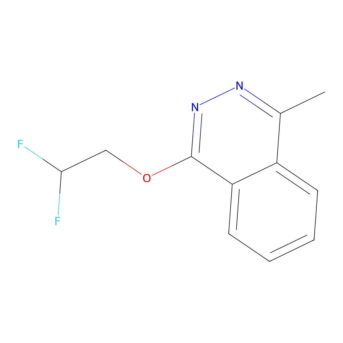1-(2,2-Difluoroethoxy)-4-methylphthalazine molecular structure, CAS 2198012-32-5