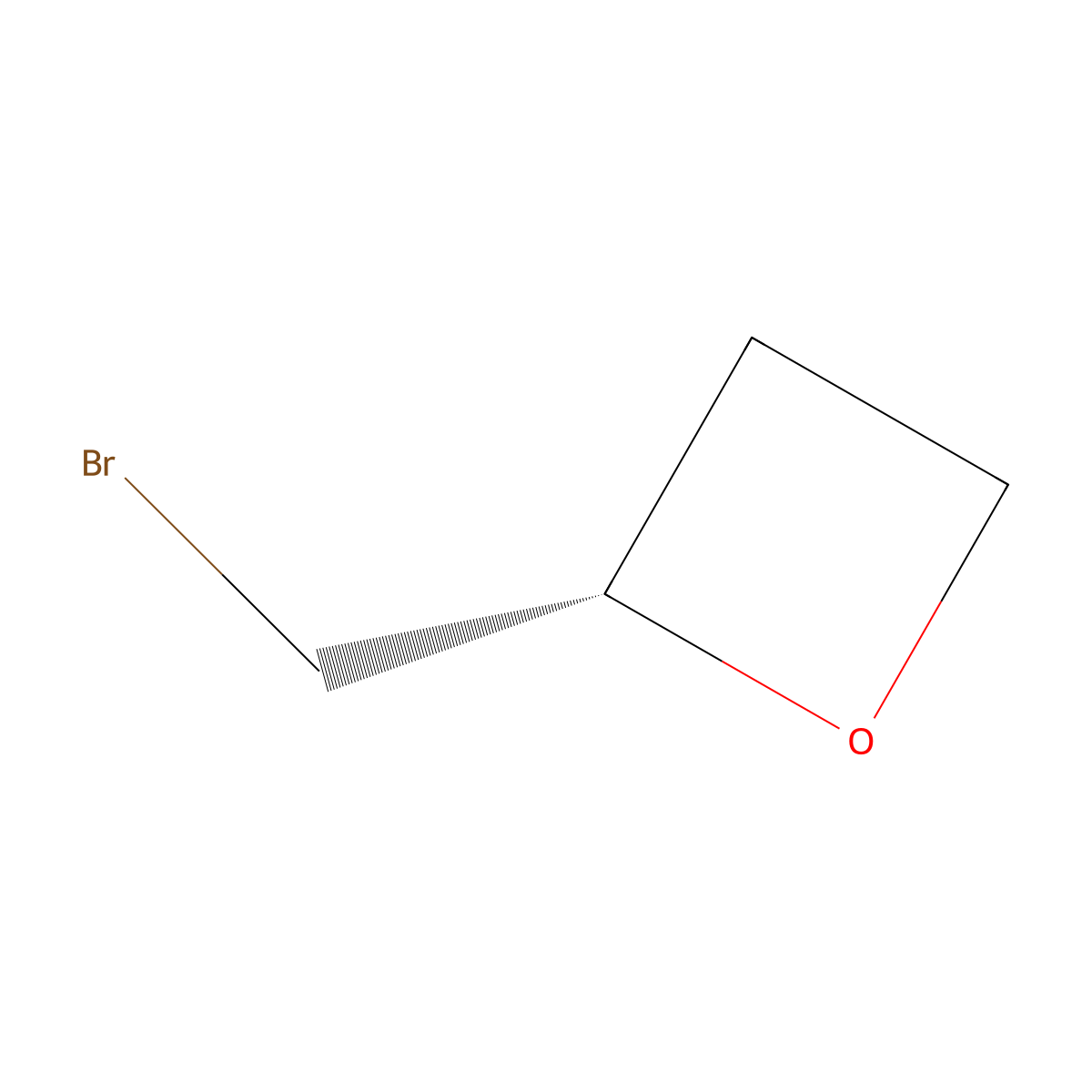 (2S)-2-(bromomethyl)oxetane molecular structure, CAS 2198099-00-0