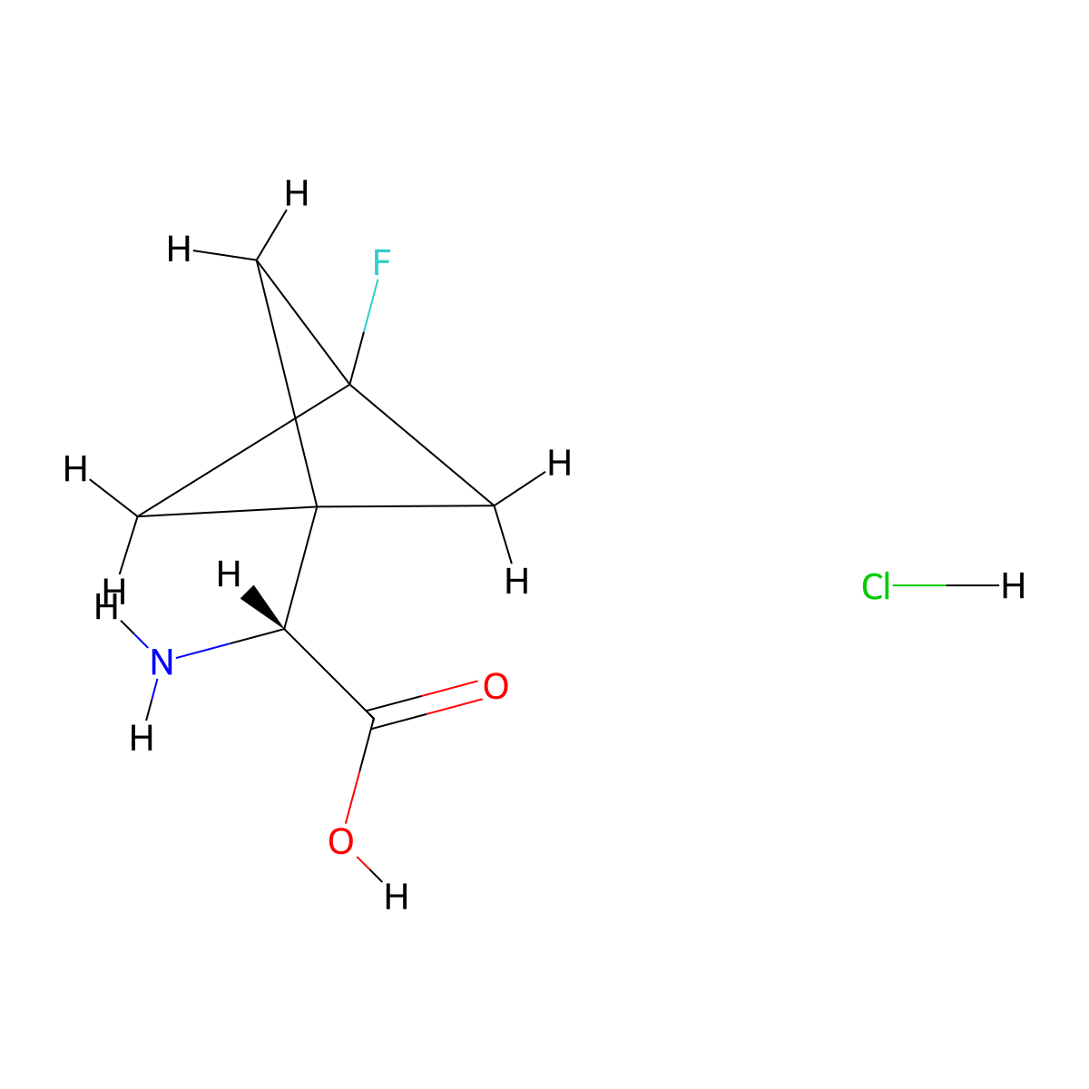 (2R)-2-amino-2-(3-fluoro-1-bicyclo[1.1.1]pentanyl)acetic acid;hydrochloride molecular structure, CAS 2198170-52-2