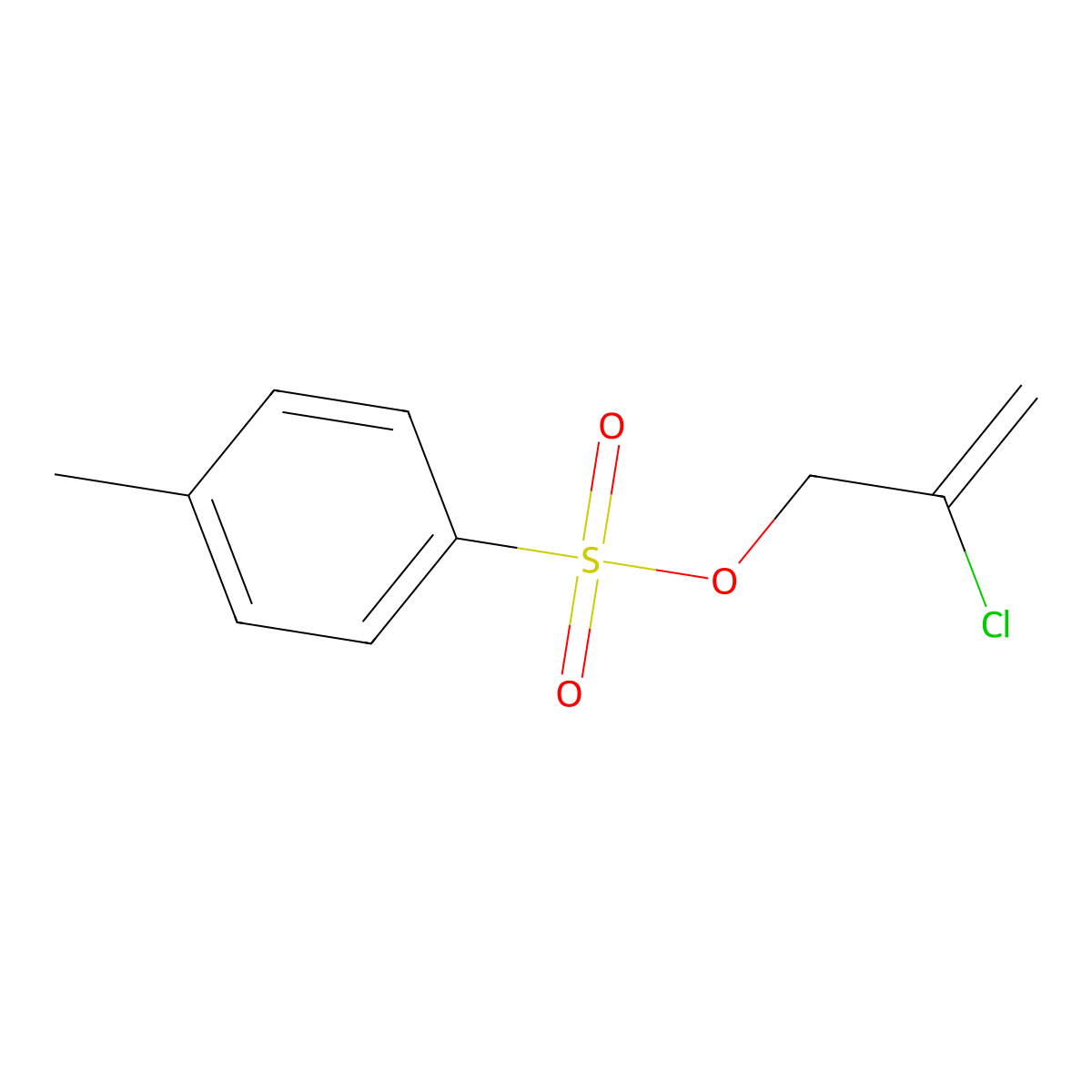2-Chloroprop-2-en-1-yl 4-methylbenzene-1-sulfonate molecular structure, CAS 219868-89-0