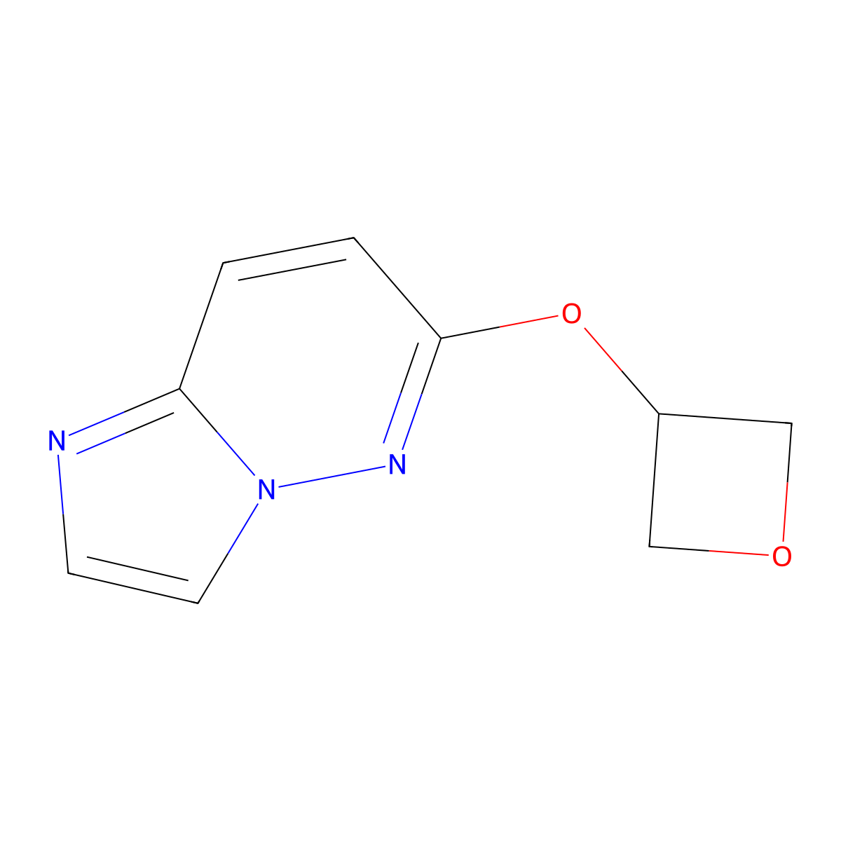 6-(Oxetan-3-yloxy)imidazo[1,2-b]pyridazine molecular structure, CAS 2198690-96-7