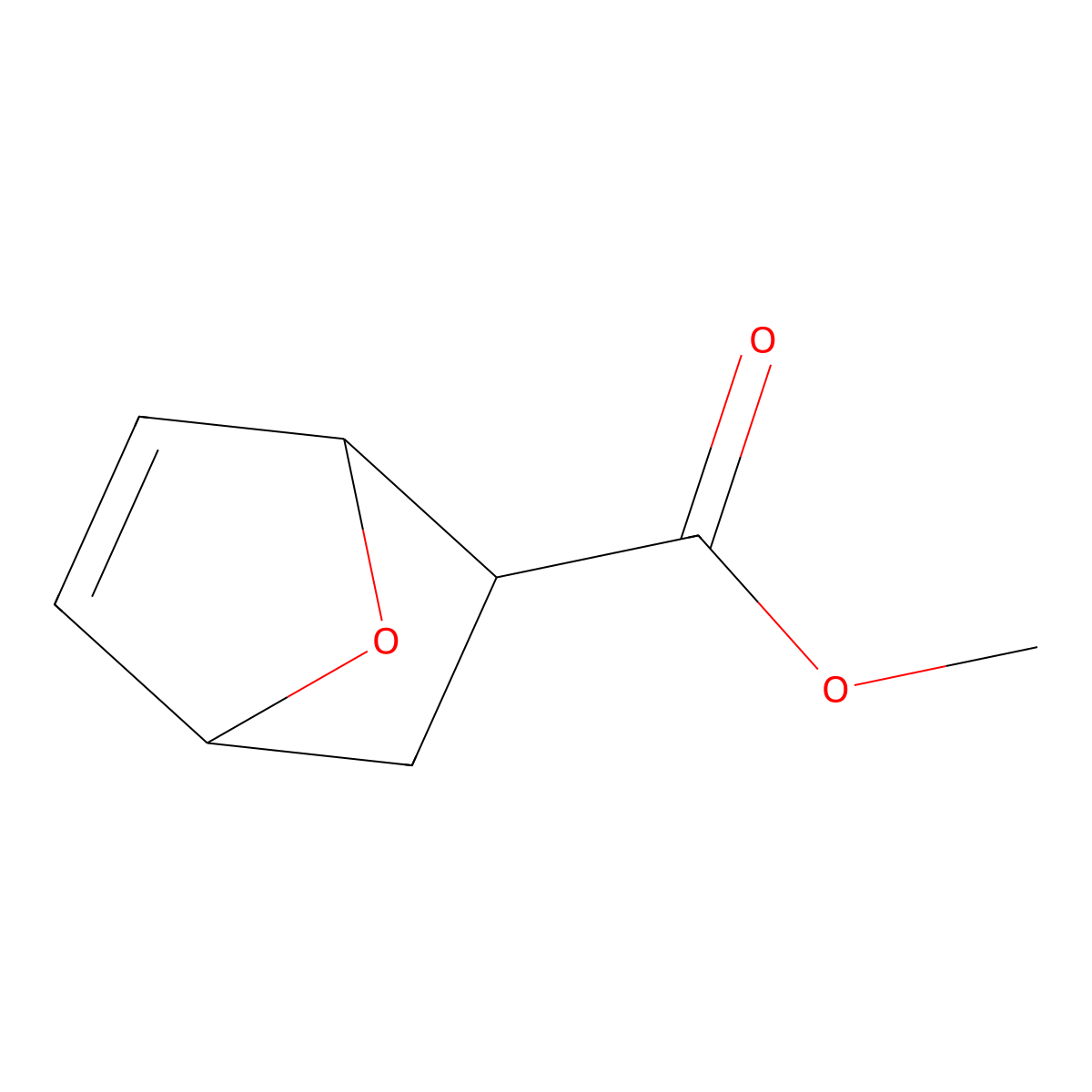 Methyl 7-oxabicyclo[2.2.1]hept-5-ene-2-carboxylate molecular structure, CAS 21987-33-7