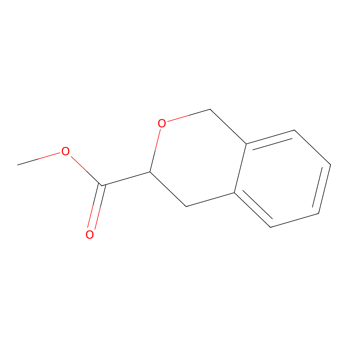 methyl 3,4-dihydro-1H-2-benzopyran-3-carboxylate molecular structure, CAS 219874-06-3