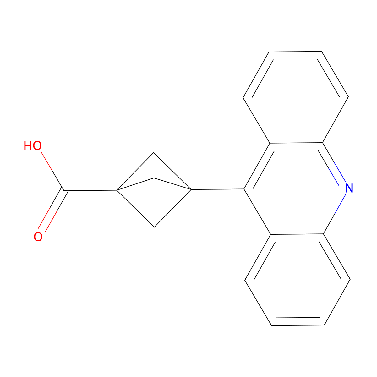 3-(Acridin-9-yl)bicyclo[1.1.1]pentane-1-carboxylic acid molecular structure, CAS 2198774-74-0