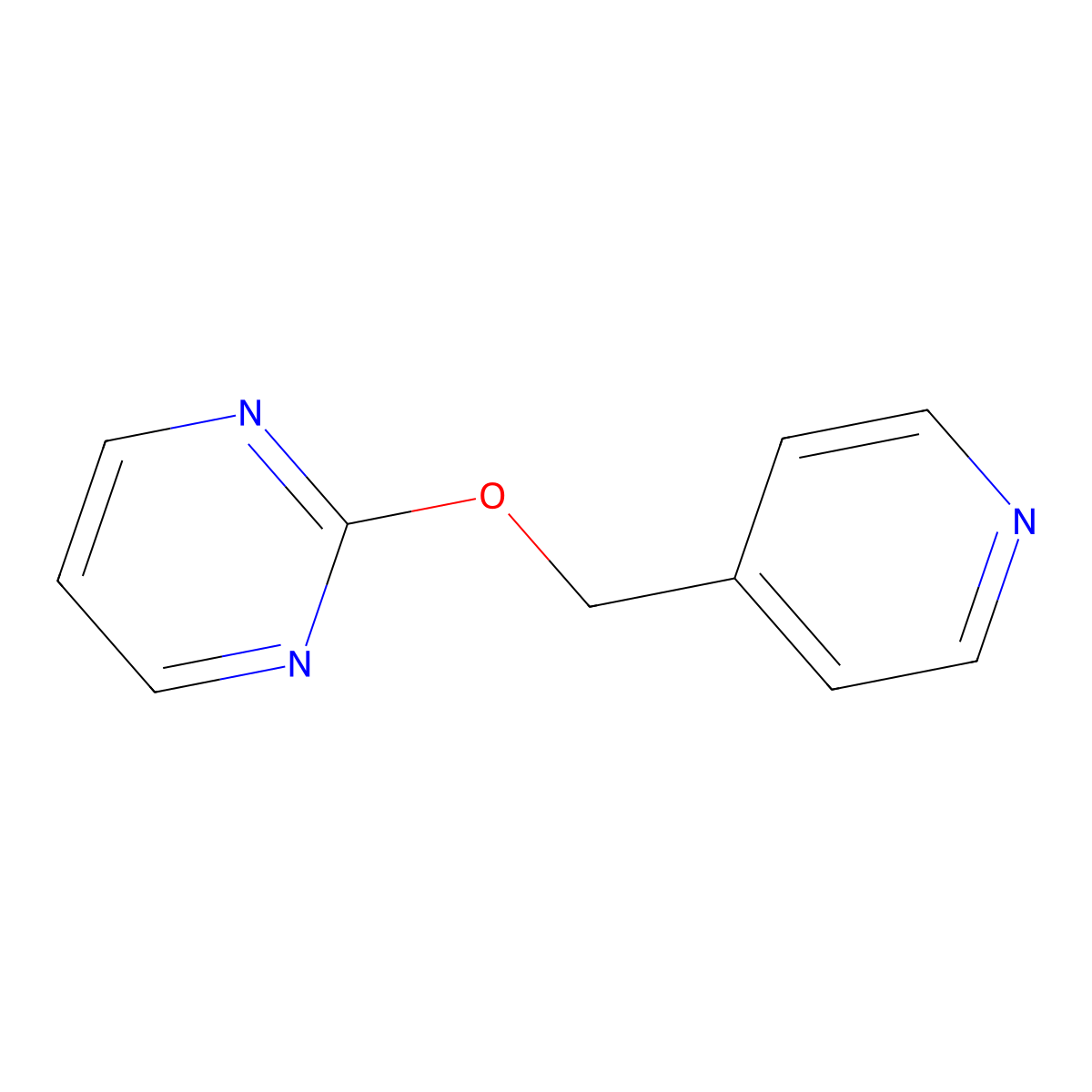 2-[(Pyridin-4-yl)methoxy]pyrimidine molecular structure, CAS 2198896-11-4