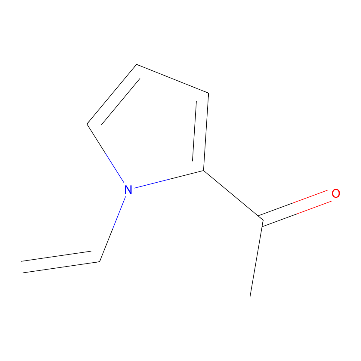 1-(1-ethenyl-1H-pyrrol-2-yl)ethan-1-one molecular structure, CAS 219910-53-9