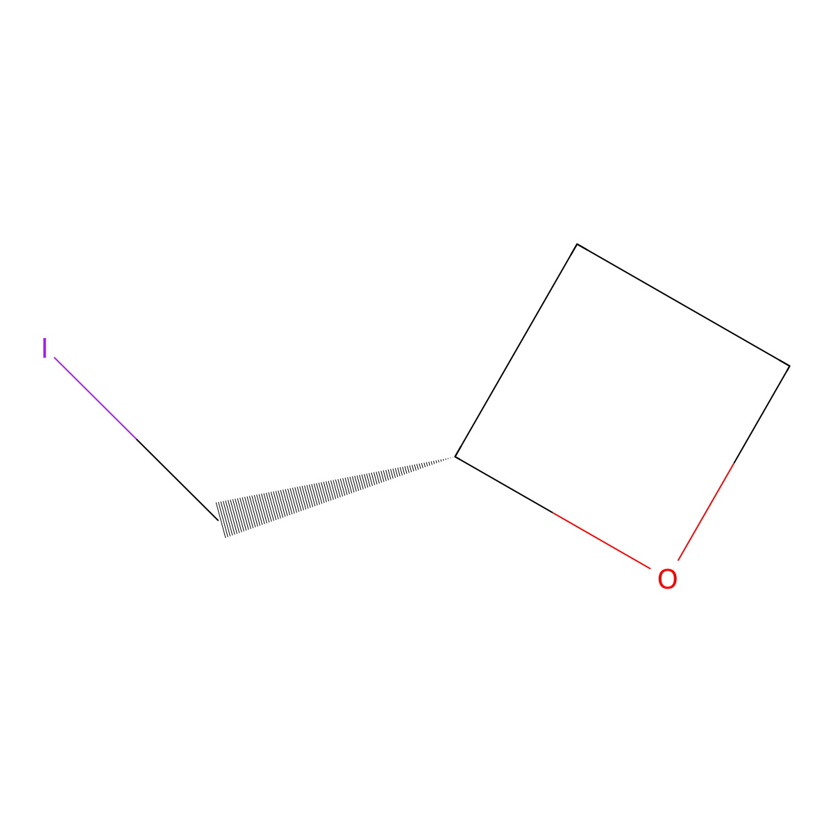 (2S)-2-(Iodomethyl)oxetane molecular structure, CAS 2199141-03-0