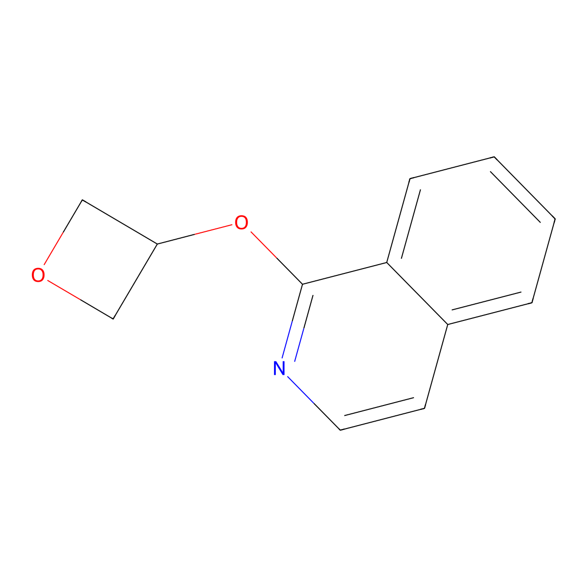 1-(Oxetan-3-yloxy)isoquinoline molecular structure, CAS 2199180-37-3