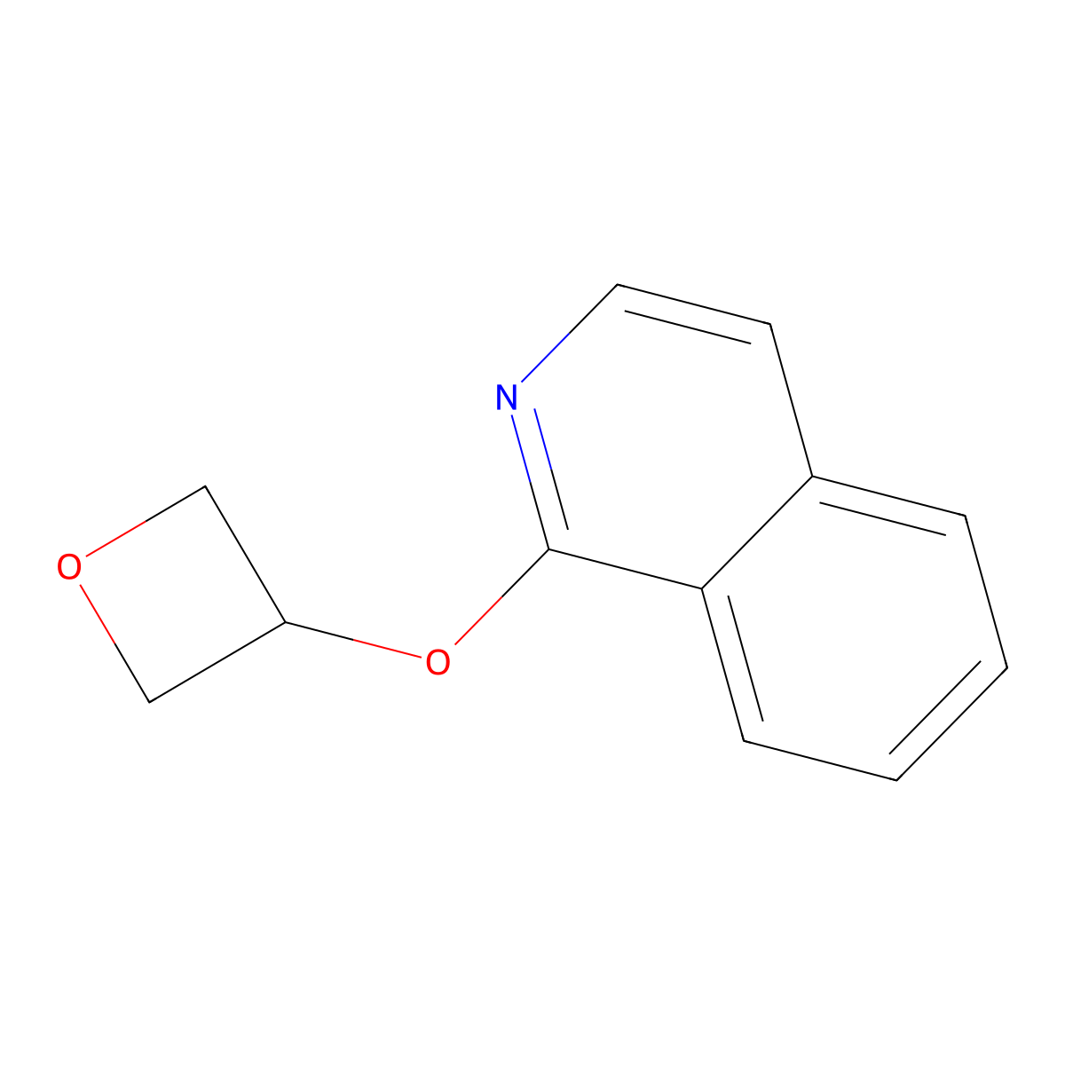 1-(Oxetan-3-yloxy)isoquinoline molecular structure, CAS 2199180-37-3