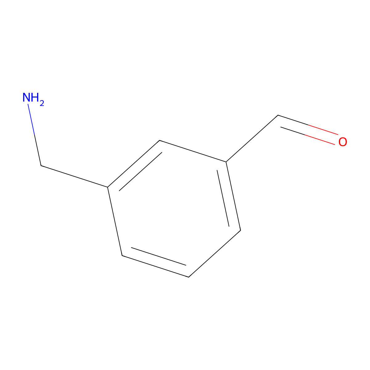 3-(Aminomethyl)benzaldehyde molecular structure, CAS 219919-14-9