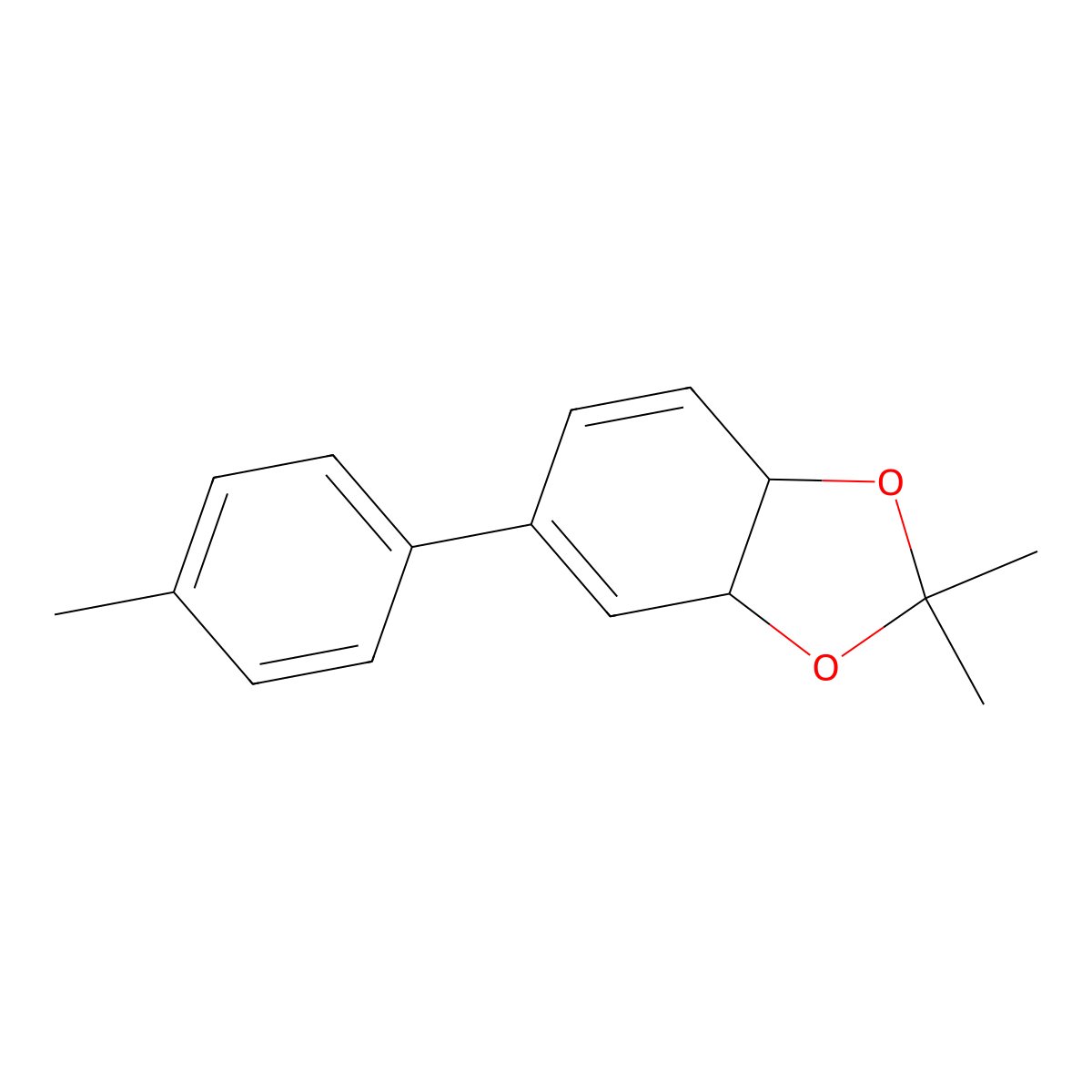 (3aR,7aS)-2,2-dimethyl-5-(p-tolyl)-3a,7a-dihydrobenzo[d][1,3]dioxole (racemic) molecular structure, CAS 2199389-29-0