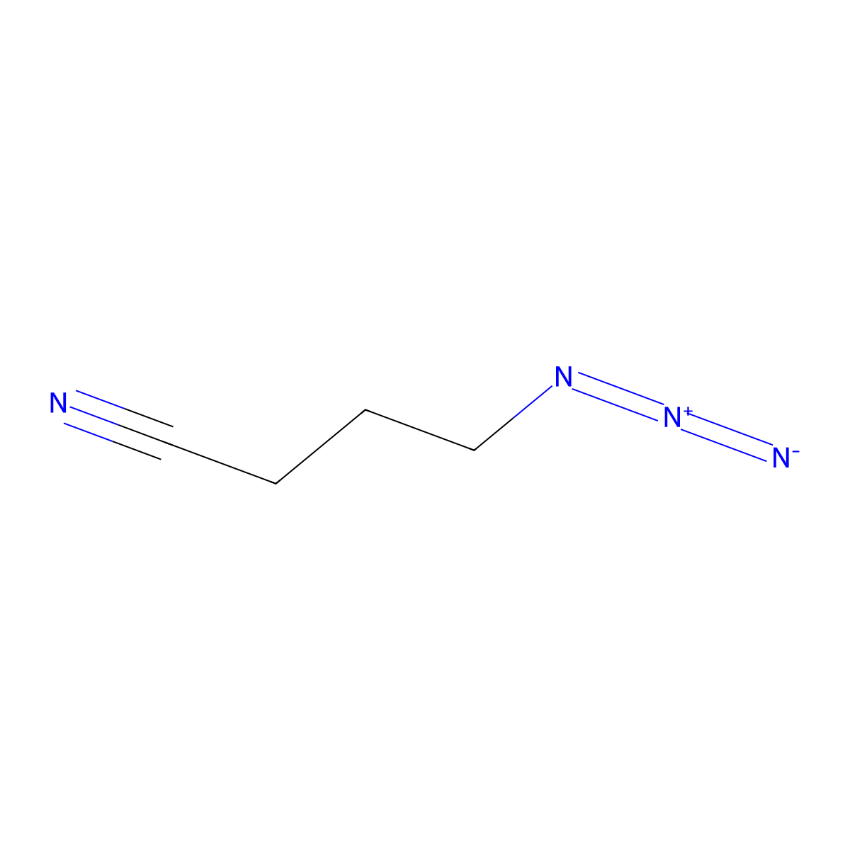 4-Azidobutanenitrile molecular structure, CAS 21994-40-1