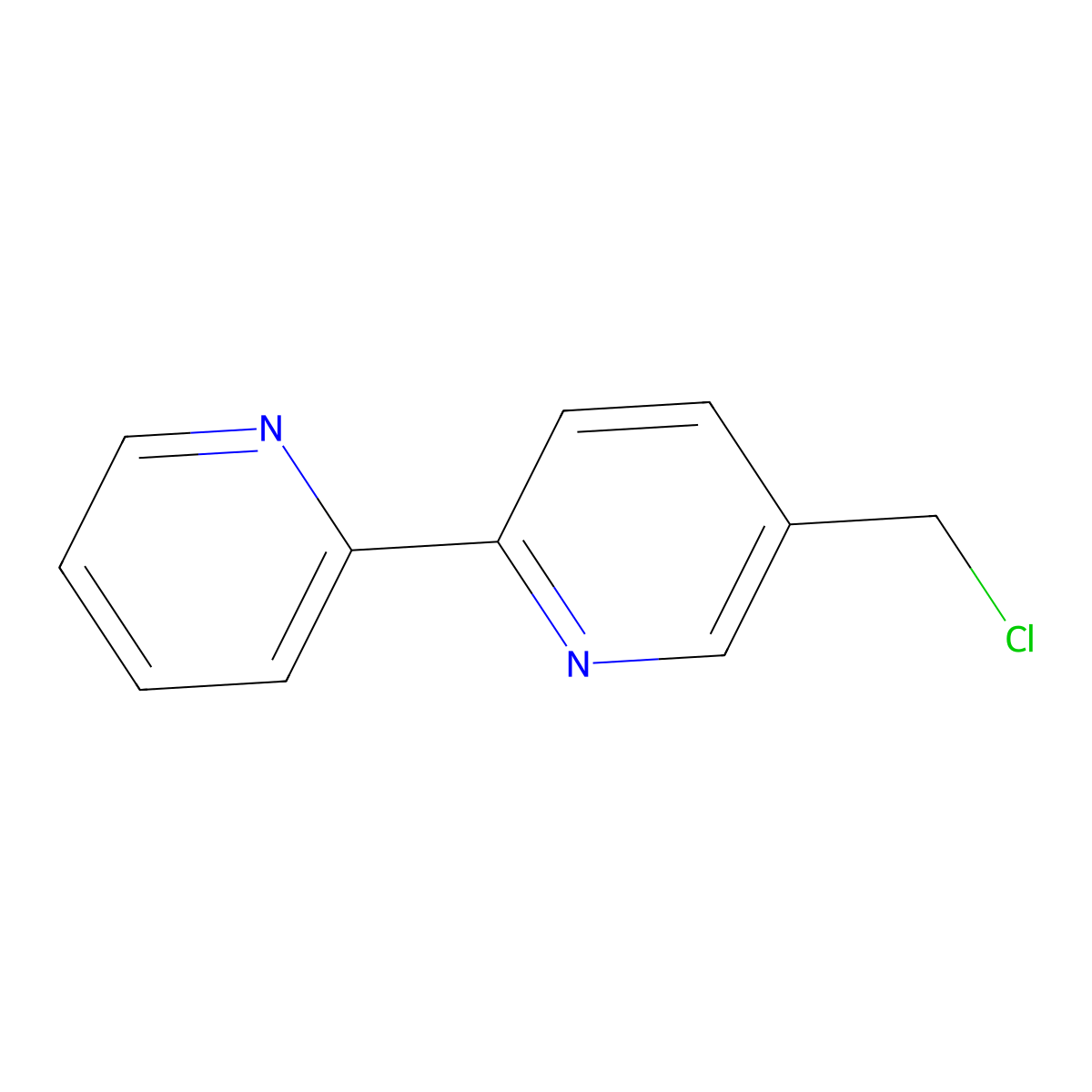 5-(Chloromethyl)-2,2'-bipyridine molecular structure, CAS 219944-93-1