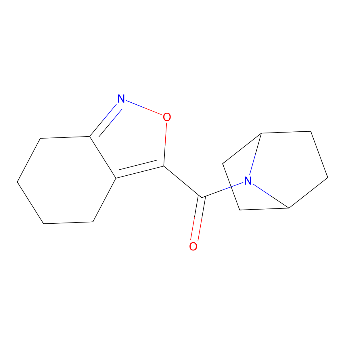 3-{7-Azabicyclo[2.2.1]heptane-7-carbonyl}-4,5,6,7-tetrahydro-2,1-benzoxazole molecular structure, CAS 2199705-11-6