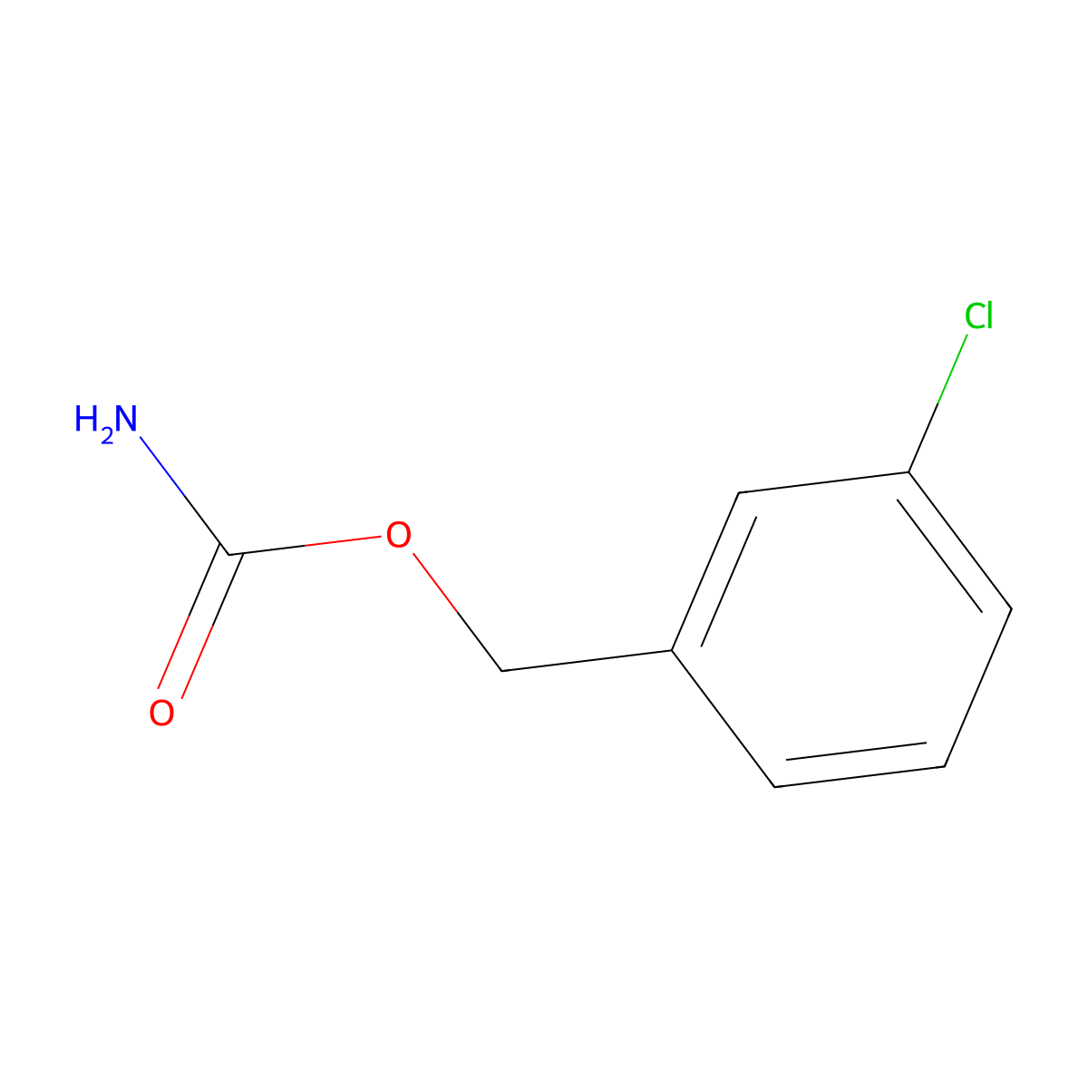 (3-Chlorophenyl)methyl carbamate molecular structure, CAS 2199824-49-0
