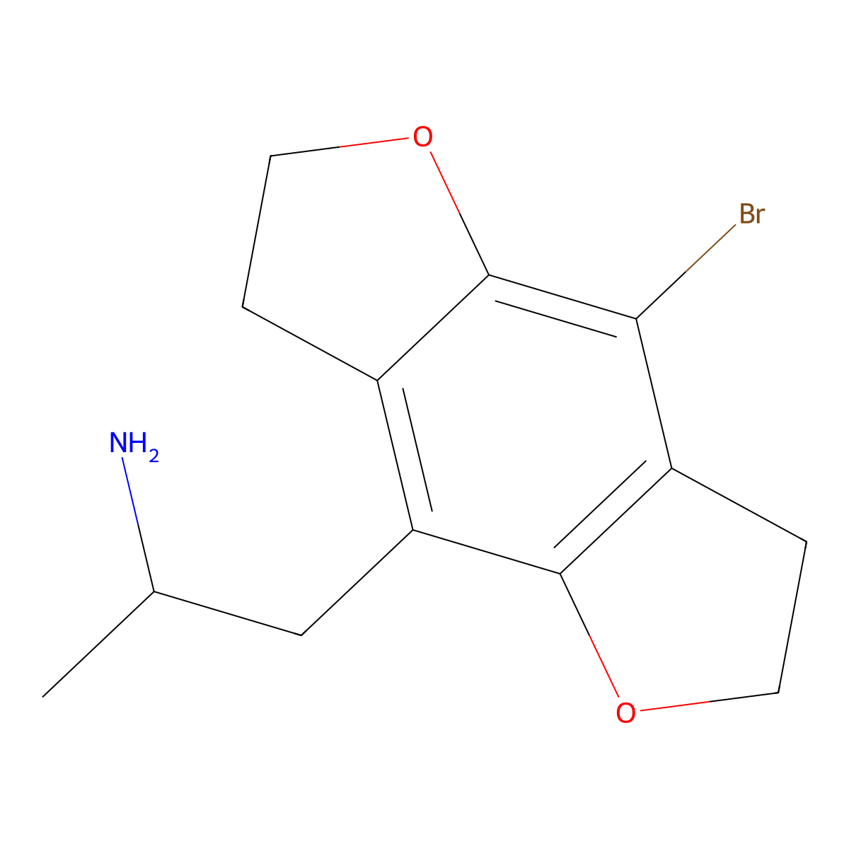 3C-B-Fly molecular structure, CAS 219986-75-1