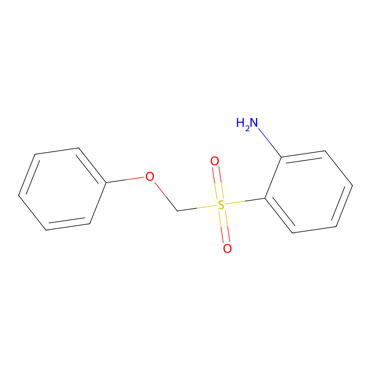 2-((Phenoxymethyl)sulfonyl)aniline molecular structure, CAS 2199871-36-6