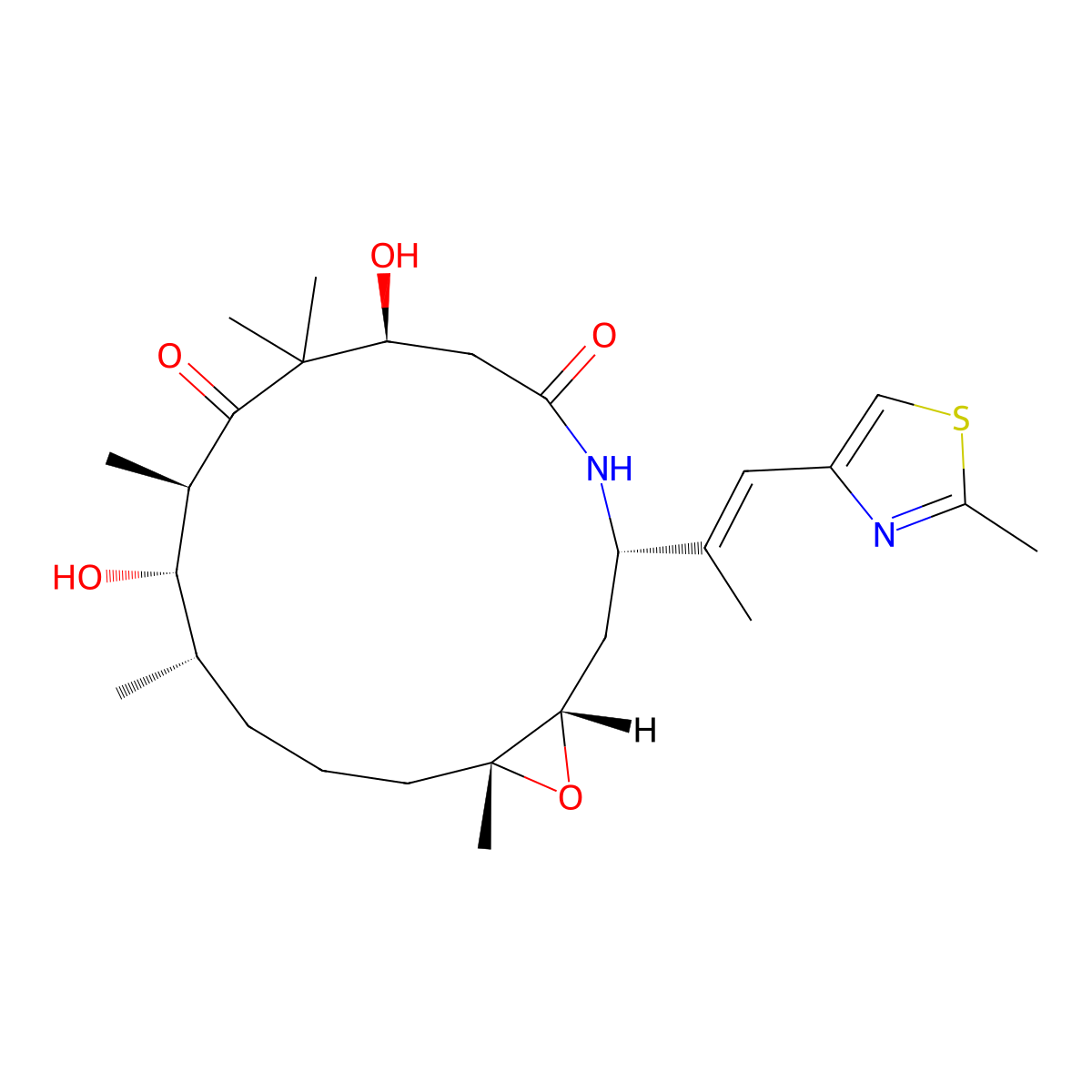 Ixabepilone molecular structure, CAS 219989-84-1