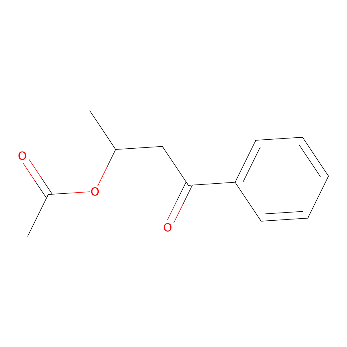 3-Acetoxybutyrophenone molecular structure, CAS 21999-97-3