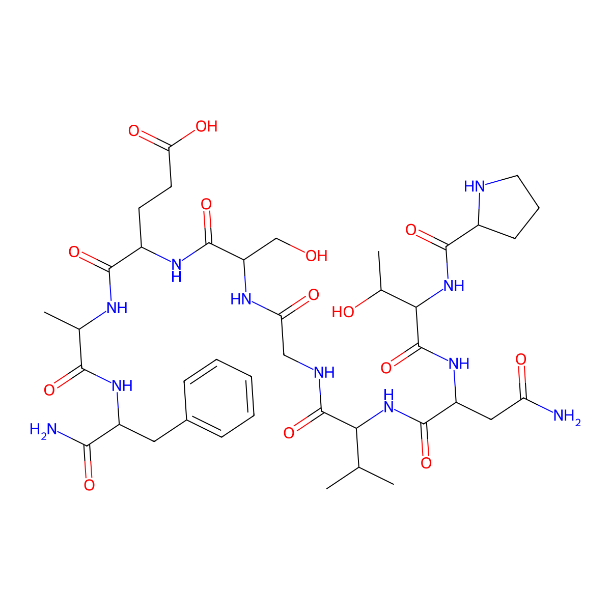 a-CGRP (29-37) (canine, mouse, rat) molecular structure, CAS 219991-19-2