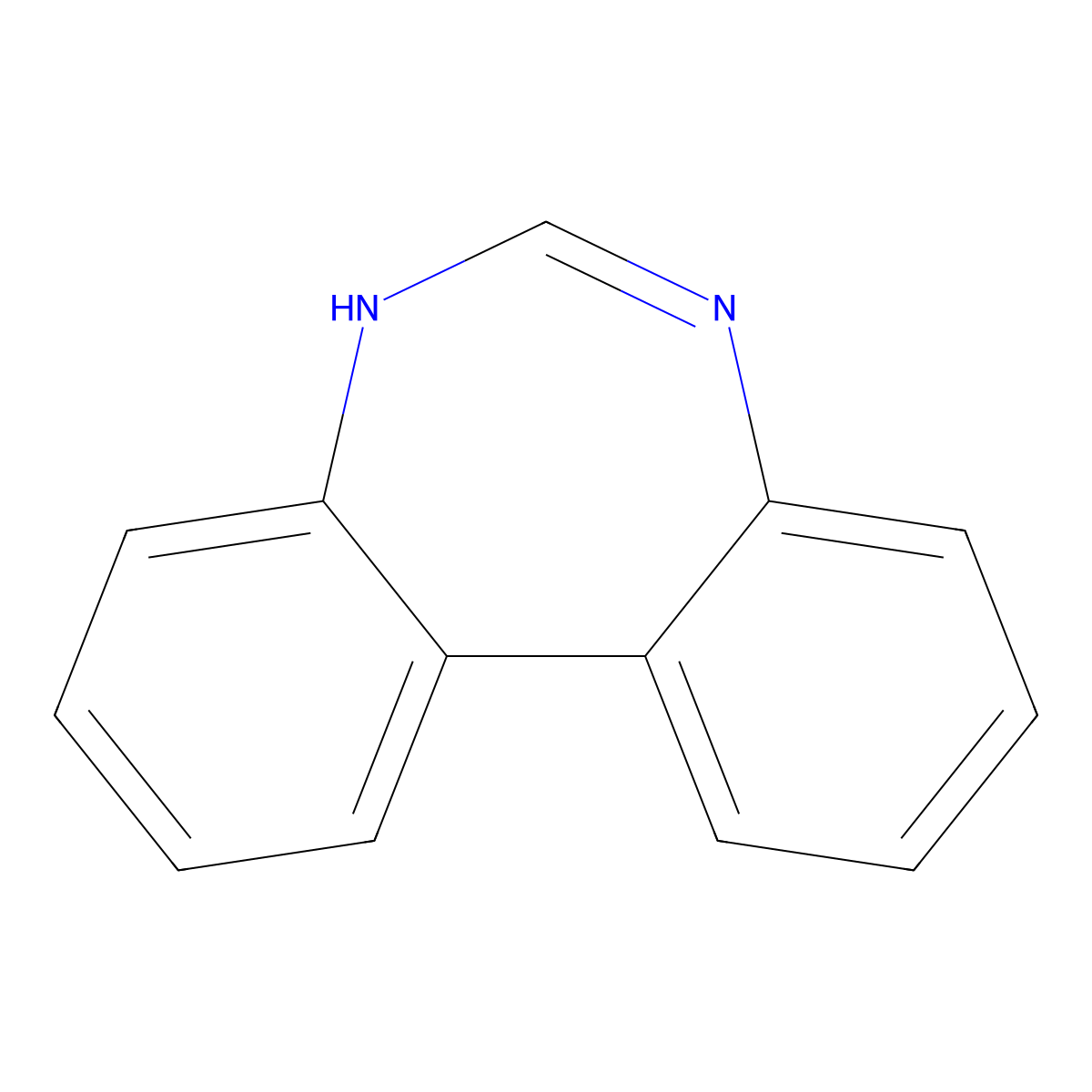7H-benzo[d][1,3]benzodiazepine molecular structure, CAS 220-08-6